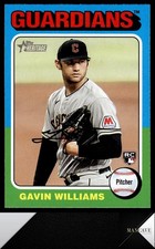 2024 Topps Heritage #489 Gavin Williams Rookie Cleveland Guardians
