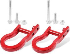 1 Pair Red Tow Hooks 84192871 For 2007-2019 Chevrolet Silverado Gmc Sierra 1500