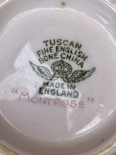 🍃 Vintage Tuscan Fine English Bone China Tea Set – “Montrose” Floral Elegance - Picture 18 of 20