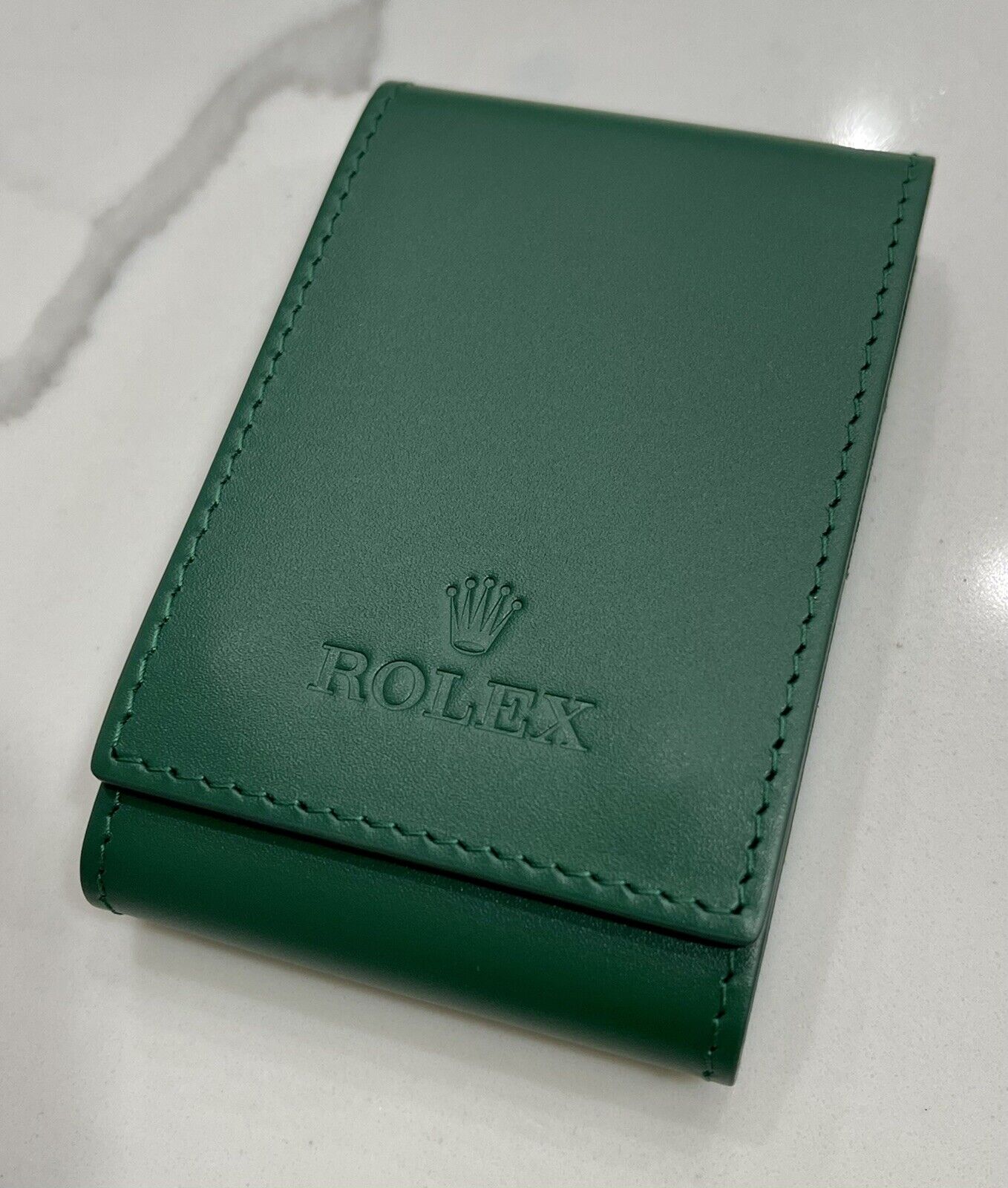 100% Authentic Rolex Watch Travel Leather Case Pouch Service Premium *NEW |