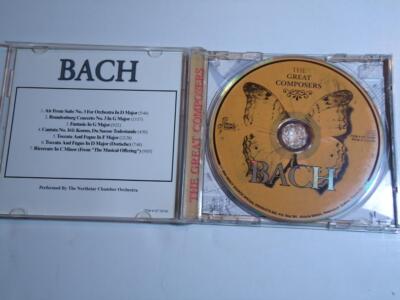 THE GREAT COMPOSERS 5 CD SET BACH BEETHOVEN MOZART CHOPIN