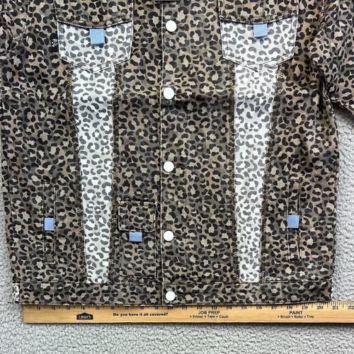 Hideout Damen Frosty Tropics Leopard Button Down Jacke vorne Seitentaschen Gr. L - Bild 8 von 12