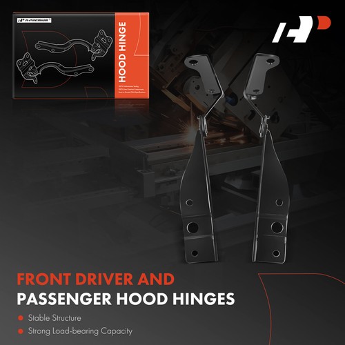 A-Premium 2x Front + Hood Hinge for Honda Pilot 2003-2008 Ridgeline 2006-2014 - Picture 3 of 9