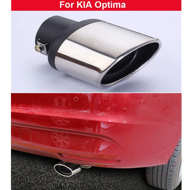 New 1pcs Silver Stainless Steel Exhaust Tail Muffler For KIA Optima 20112020 eBay