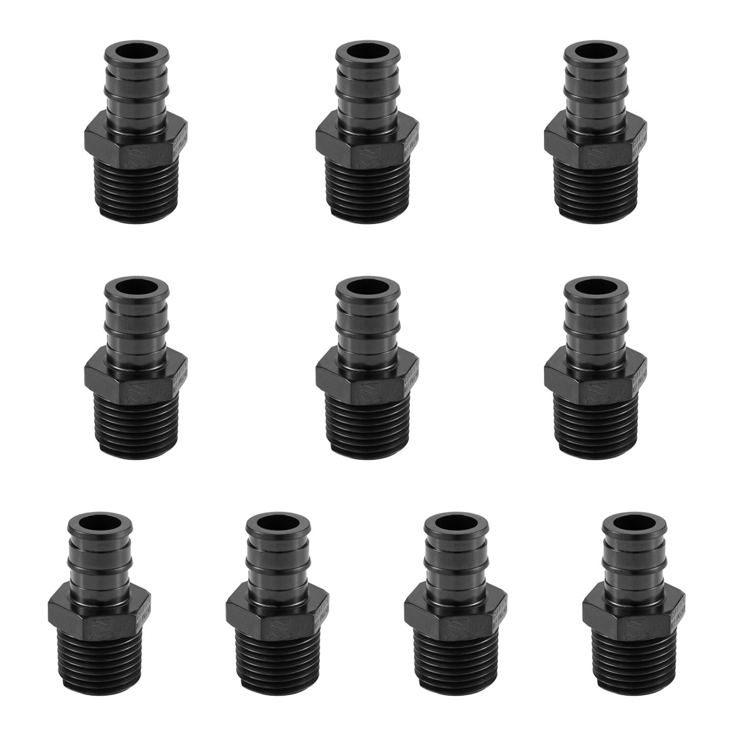 EFIELD 50 PCS Poly Pex-A Expansion 3/4 "x3/4" Male NPT Adapter