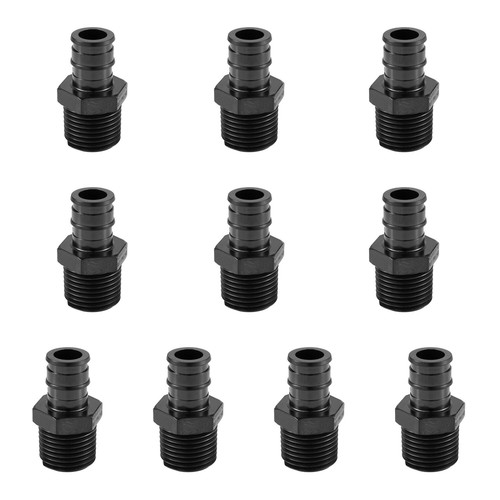 EFIELD 50 PCS Poly Pex-A Expansion 3/4 "x3/4" Male NPT Adapter