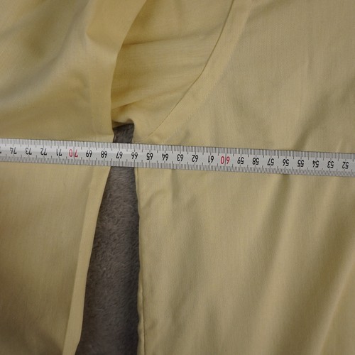 Camisa Button Down JUPITER Noblesse manga corta L 44 amarillo vainilla usada - Imagen 7 de 13