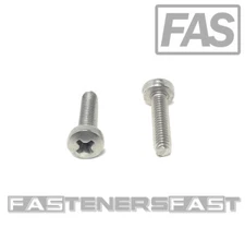 (25) M4-0.7 x16 Stainless Steel Phillips Pan Head Machine Screw DIN7985 A2 M4x16