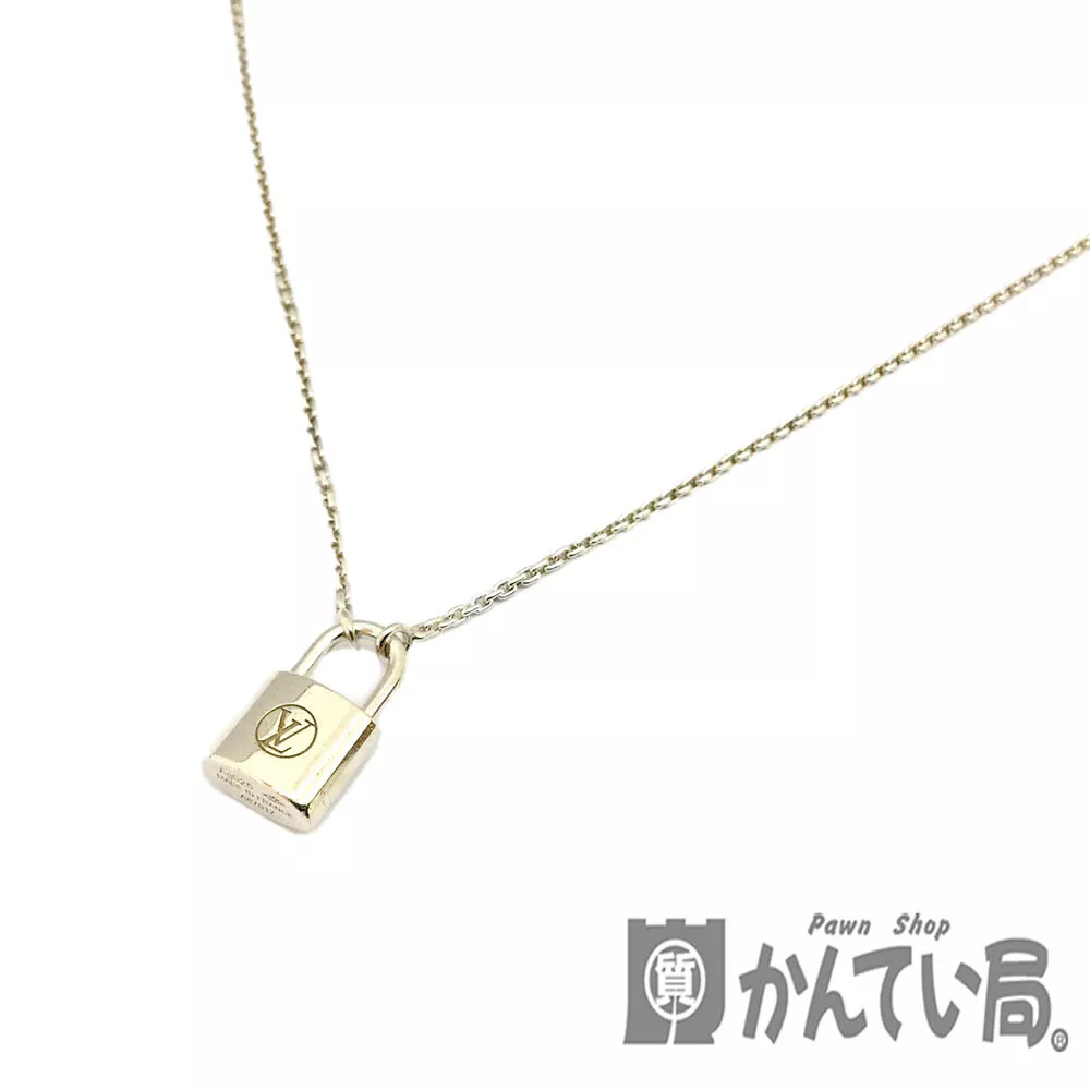 Shop Louis Vuitton Silver lockit pendant, sterling silver (Q93559