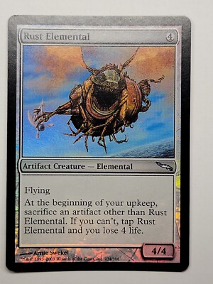 MTG - Rust Elemental - Mirrodin *FOIL* (NEVER PLAYED) | eBay