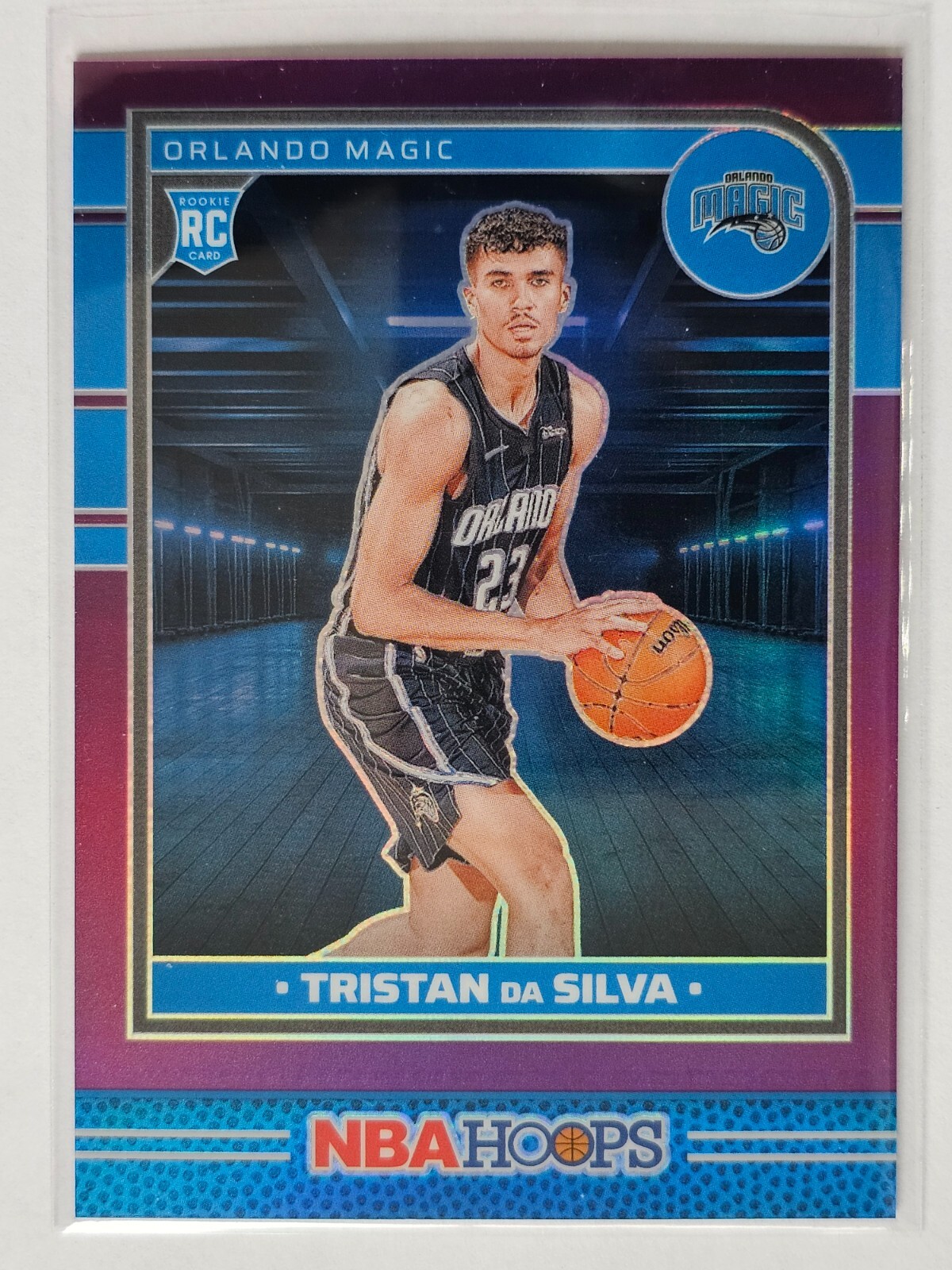 2024-25 Panini NBA Hoops Tristan Da Silva RC PURPLE PRIZMS PREMIUM /249 #248