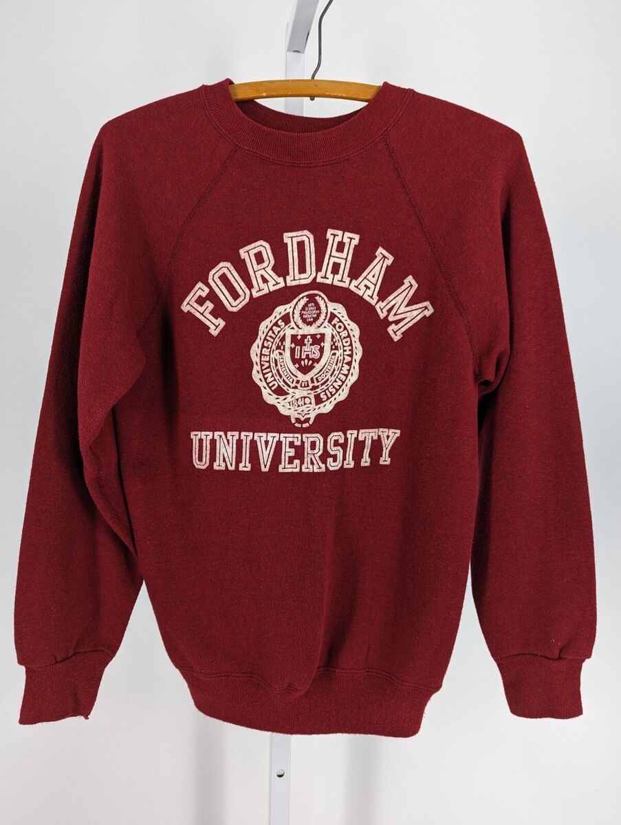 Vintage 60s Fordham University Crimson Raglan Sweatshirt S Vintage 60s Fordham University Crimson Raglan Sweatshirt S