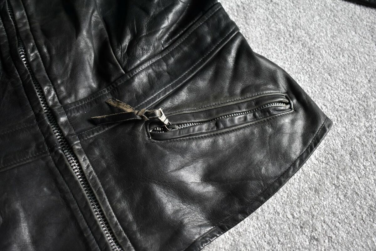 Vtg 60s 70s East West North Beach Style Leather Jacket Vtg 60s 70s East West North Beach Style Leather Jacket