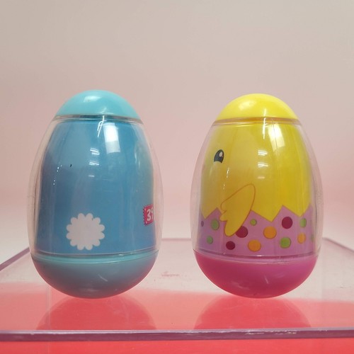 Weebles Wobbles #39 Blue Bunny #40 Yellow Chick 2009 Hasbro - Picture 4 of 6
