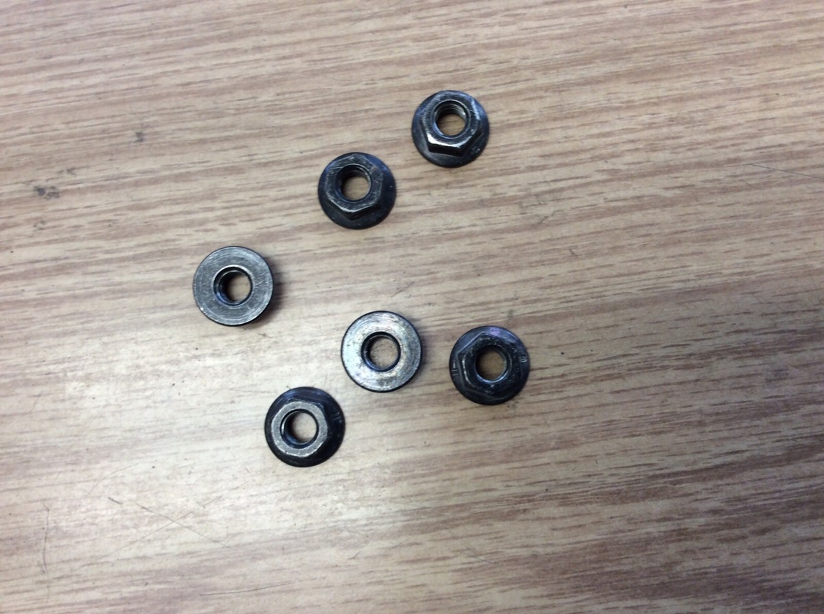 10mm . 6pcs Toyota Tail Lamp Nuts Genuine OEM Factory 90080-17189