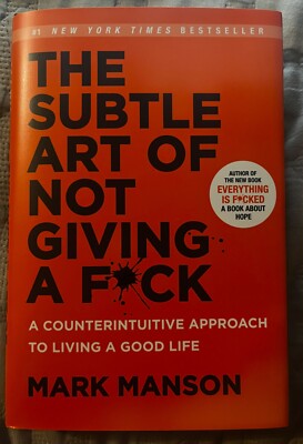 THE SUBTLE ART OF NOT GIVING A F Mark Manson Hardcover