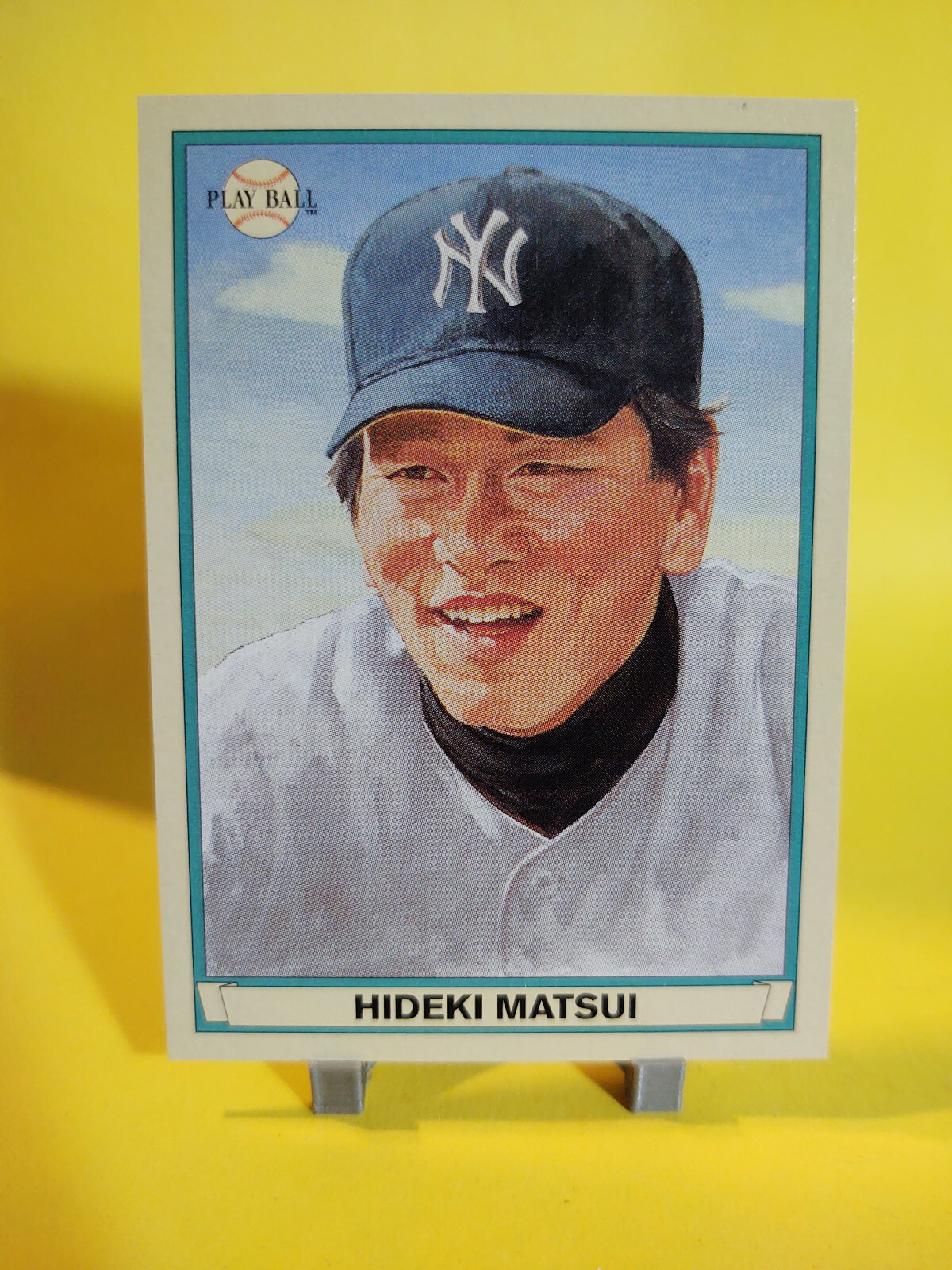 2003 Upper Deck Play Ball #104 Hideki Matsui Red Back SP RC 