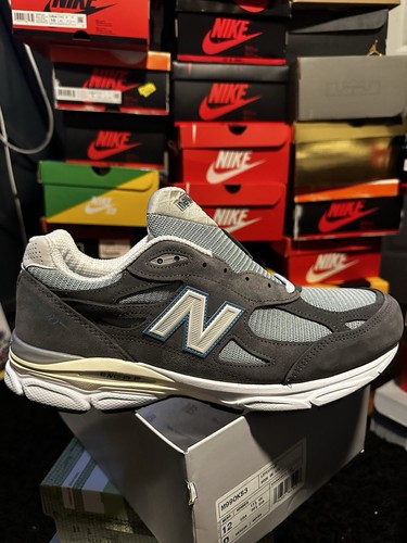 Size 12 - New Balance Kith x 990v3 Made in USA Steel Blue
