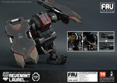 10472 TA Toys Alliance ACID RAIN FAV-A25 Revenant Laurel 3.75 1/18 NEW IN STOCK - Picture 6 of 7