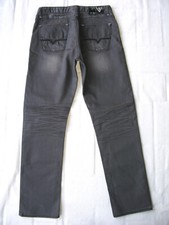 Guess Brit Rocker Jean Boys Sz 16 or 31 x 30 Slim Straight Dark Gray Black Sheen