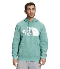 The North Face Men's Half Dome Hoodie Wasabi/ TNF white