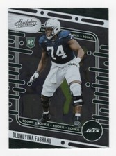 2024 Absolute Olumuyiwa Fashanu Base Rookie Card RC Jets PWE