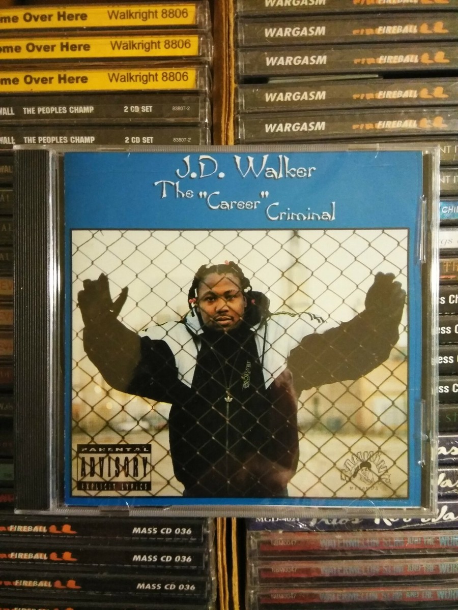 洋楽 G RAP!!J.D. WALKER/THE CAREER CRIMINAL J.D. WALKER / The Career Criminal CD 1995 New Sealed PA