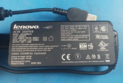 AC Adapter Charger for Lenovo ThinkPad YOGA 11E ADLX45NDC2A