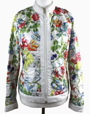 Concept K Jacke Steppjacke Blumen-Muster Damen Gr.40,sehr guter Zustand - Bild 1 von 4