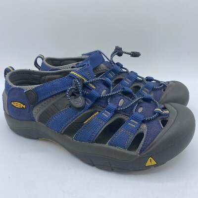 KEEN Scandals Men 6 Blue Patent Water Shoes Sports Hiking 