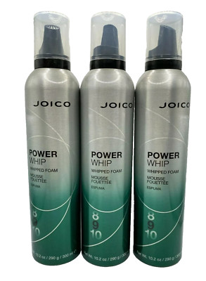 Joico PowerWhip Foam Mousse 10.2oz - 3 PACK - Free Shipping