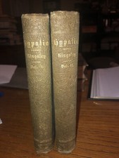 Hypatia 2v Kingsley 1854 1st Am Ed Crosby Nichols Mason Sig Elisha Camp Estate