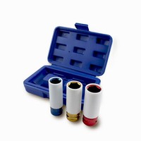 "3 Tlg Schlagschrauber NüSse SchonhüLse Alufelgen 1/2\" 17Mm / 19Mm / 21Mm Bituxx"