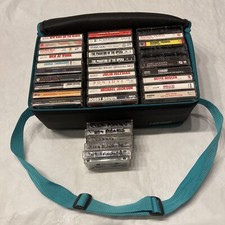 Vintage Cassette Tapes Front And Back Of Case. Variety Of Genres. Over 40 Tapes