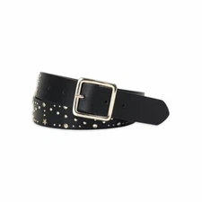No Boundaries NoBo Junior Girl Black Star Stud Belt S/M