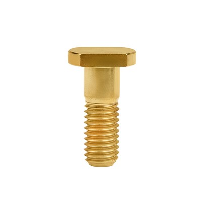 Grade 5 Titanium alloy screws T Square Head Ti Bolts M8x23mm Gold Rainbow Black
