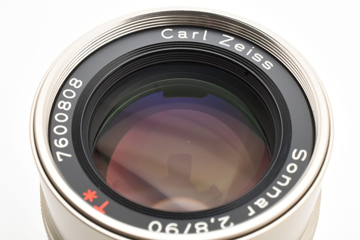 Near Mint w/Hood] Contax Carl Zeiss Sonnar T* 90mm F/2.8 G G1 G2