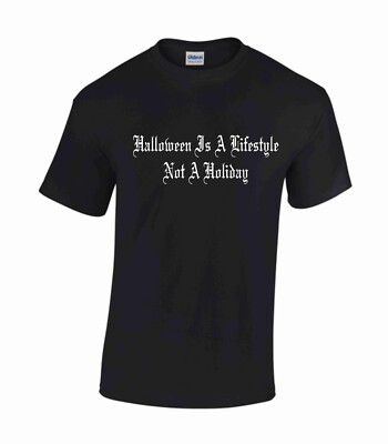Halloween T-Shirt Halloween is a Lifestyle Goth Emo Ästhetik