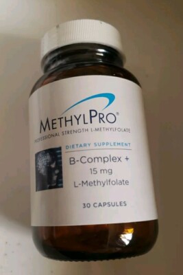 MethylPro B-Complex + 15mg L-Methylfolate (30 Capsules) - Professional Strength