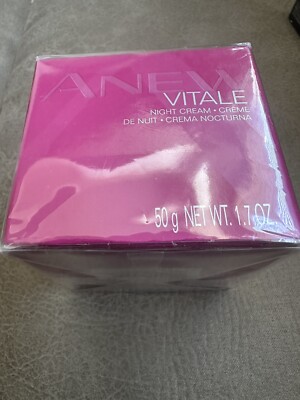 AVON Facial Cream Anew ''VITALE'' Night Cream 1.7 OZ.  New Sealed  Discontinued