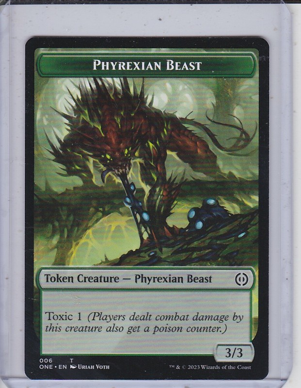 MtG Magic The Gathering Phyrexia: All Will Be One Token Cards x1