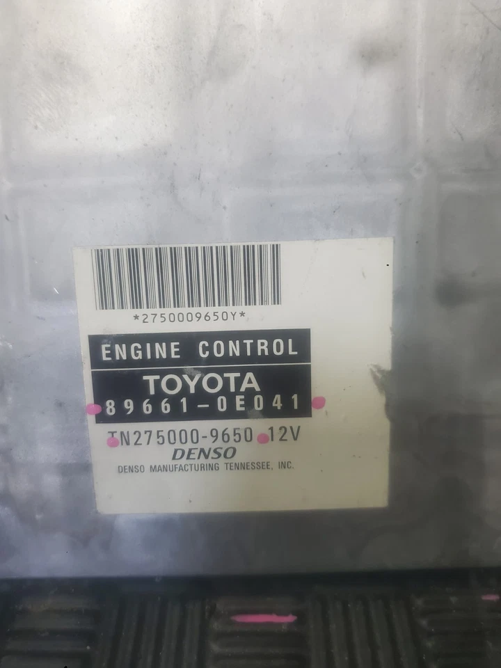 Módulo de control del motor Lexus RX330 2004 2005 3,3 L ECM 89661-0E041 3 MZFE Foto 2 de 4