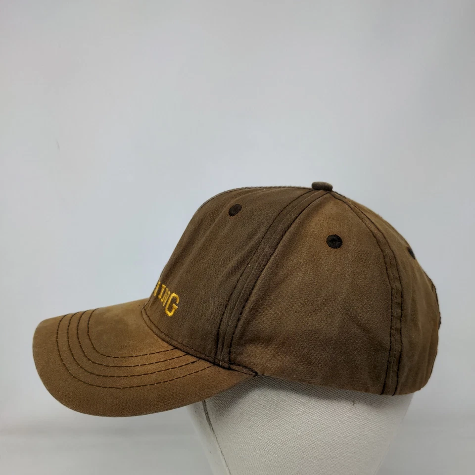 Sombrero Browning Strapback Marrón OSFA Ajustable Bordado Ventilado Agujeros Algodón Foto 3 de 4