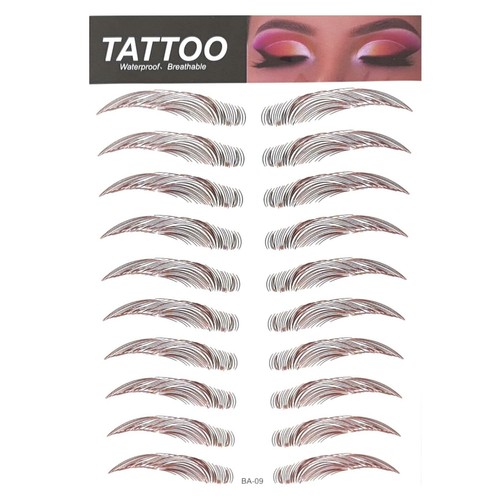 Tatuaje de cejas 4D aspecto real pegatina ceja falsa impermeable pega transpirable - Imagen 6 de 21