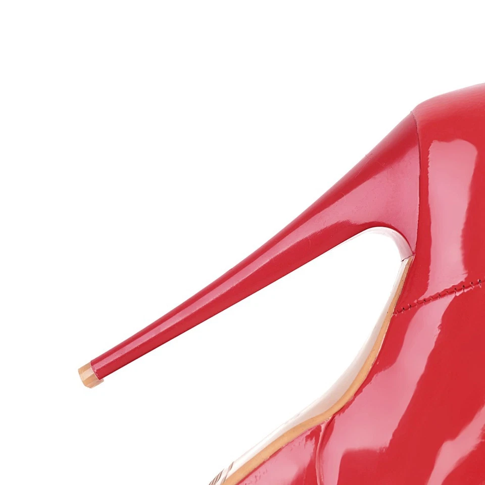 Ladies Shoes Zip Up Over Knee Platform High Heels Pole Dance Boots AU Size b127 - Image 2 of 4