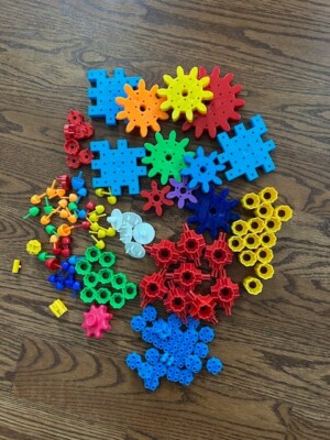 Quercetti Italy GEARS Intelligent Building Toys kids Lot 125 pcs