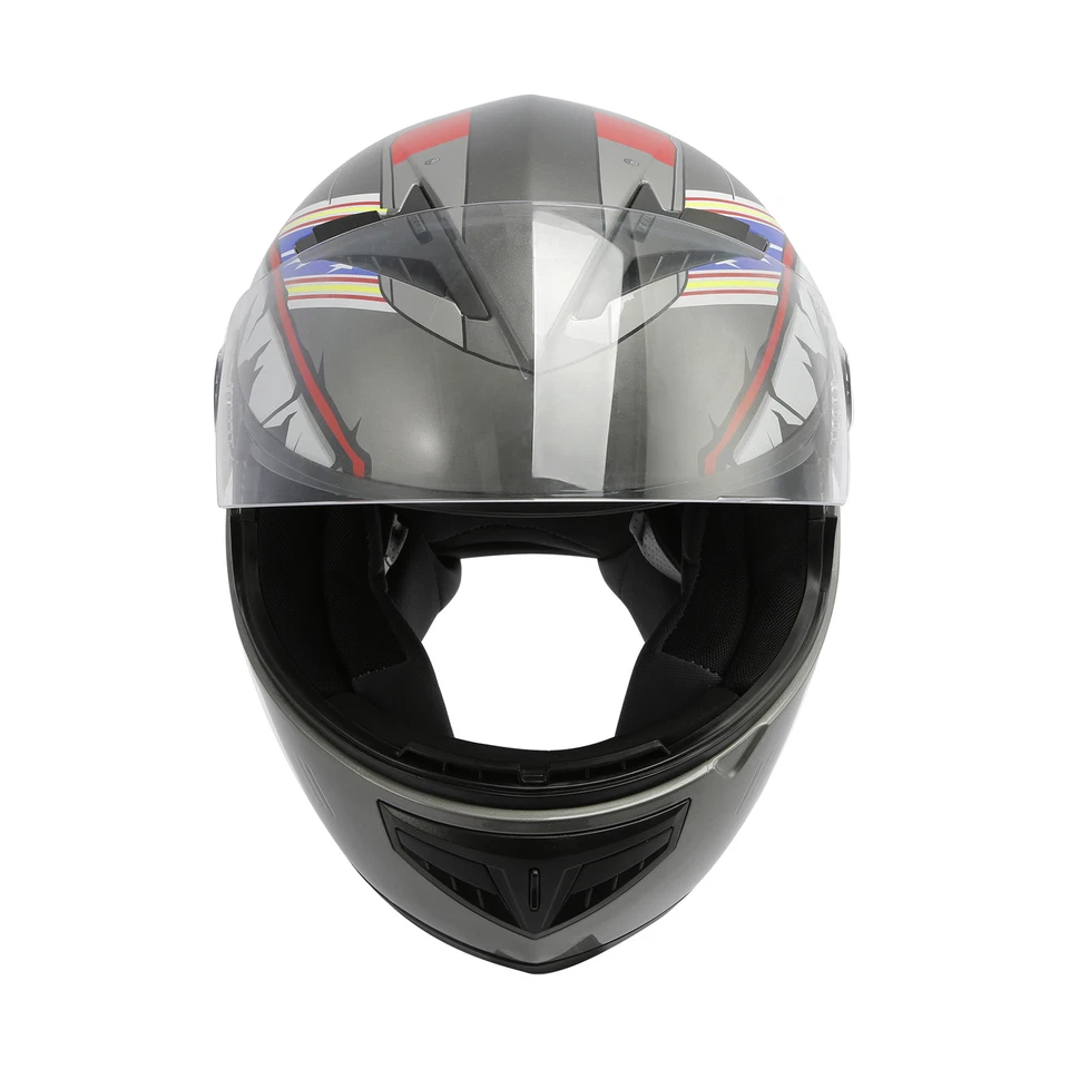 DOT Approved Youth Kids Full Face Helmet Shark Gray Motocross Bike Motorcycle - Image 3 of 4