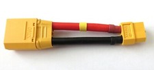 Male XT-90 to Female XT-60 Connector-14,12,10 AWG Length 2,6,12,18,24,36 Inches