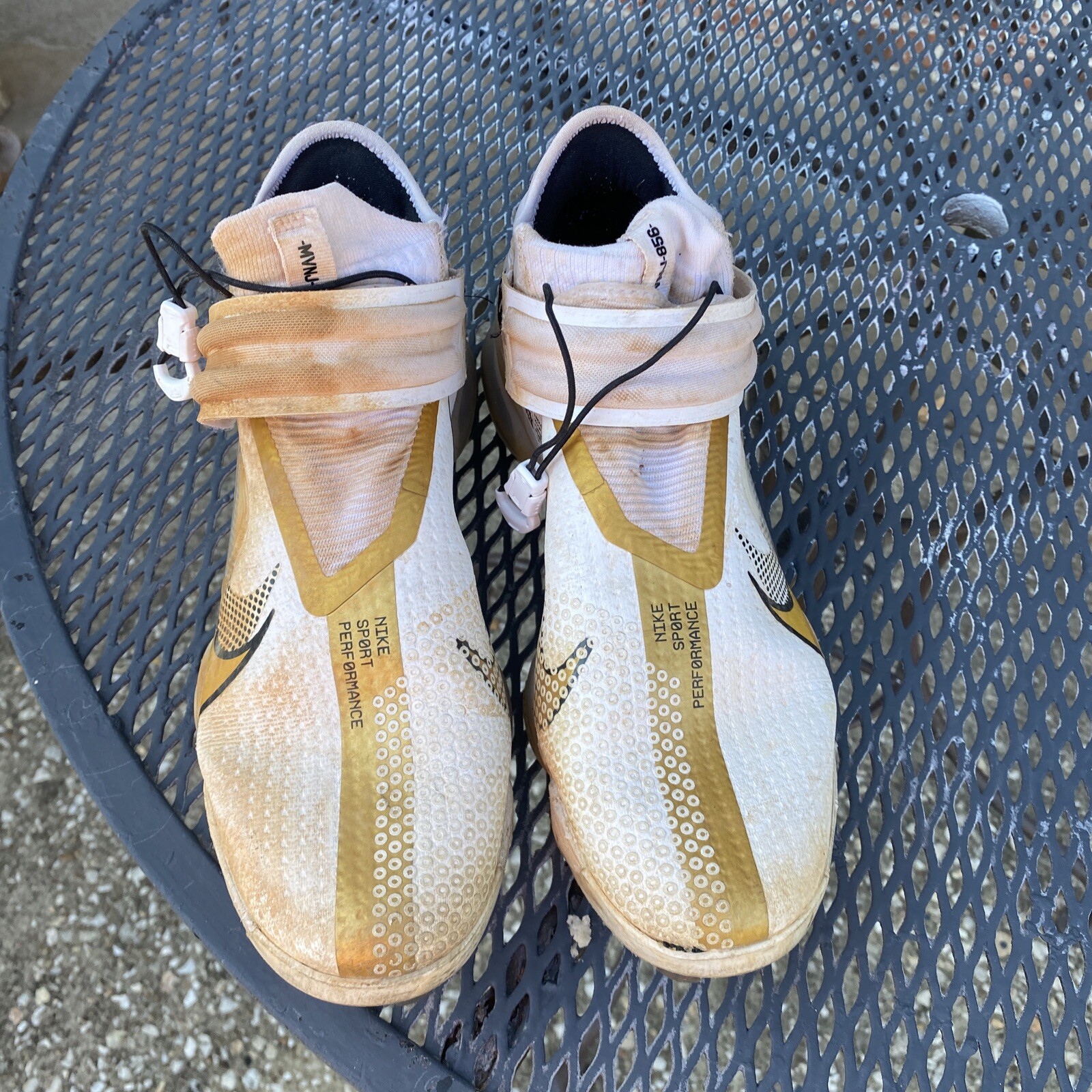 Nike Force Zoom Trout 7 Pro Mid Baseball Cleats White… Gem