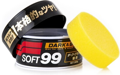 Car SOFT99 Wax New Solid Dark & Black 300g 00010 product Brand New Genuine